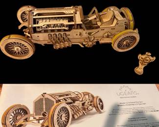 Ugears U9 Grand Prix 3D Wooden Model Car