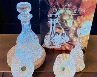 Cristal dArques Masquerade 3piece set