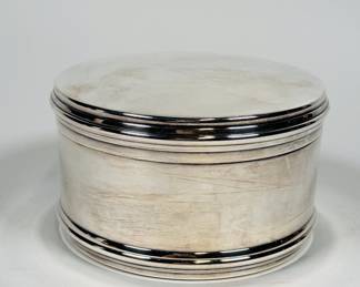 Ralph Lauren Silver Plated Round Box