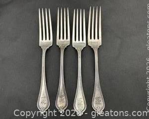 Antique Sterling Forks Towle Old Newbury 148 Grams