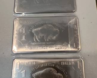 Titanium Bullion 3 Troy Oz