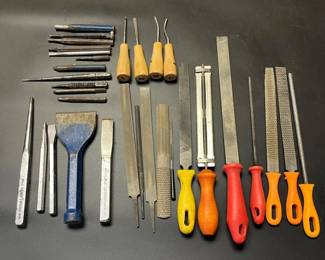55 ChiselsandFilesLot