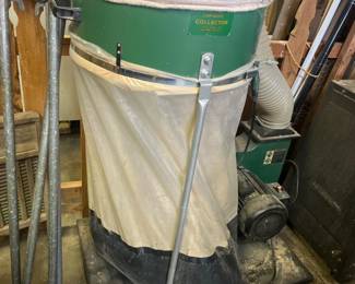 38 WoodDustCollectionSystemwApprox12HoseMultipleConnections