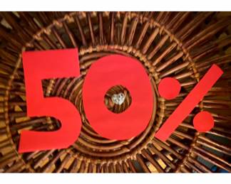 Most things 50% off Friday-
First Day!🎉