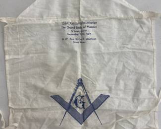 1959 Masons apron