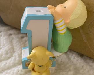 1st birthday cake topper/candleholder