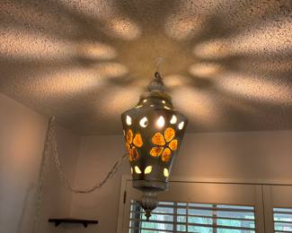 RARE…RARE…MCM hanging SWAG light w/chain