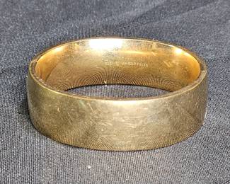 Vtg Binder Brothers GP Silver Cuff Bracelet