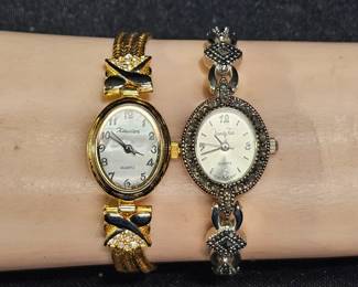 2 Ladies Bracelet Watches: Vanity Fair & Xavier