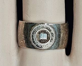 Sterling Seal of Indiana University Signet Ring