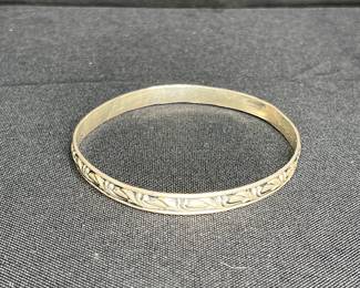 Vintage Danecraft Sterling Silver Bangle Bracelet