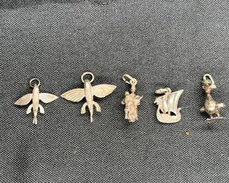 5 Sterling Silver Charms