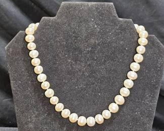 Freshwater Pearl & Sterling Silver Necklace