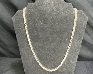 20" Heavy Sterling Silver Box Chain