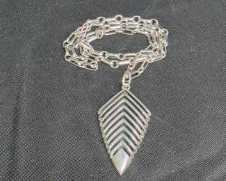 Sterling Silver Arrow Head Necklace