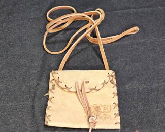Hand Made Suede Leather Medicine Shaman Bag