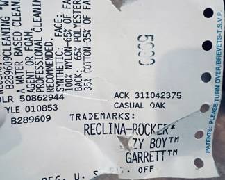 Lazy Boy Recliner Info 