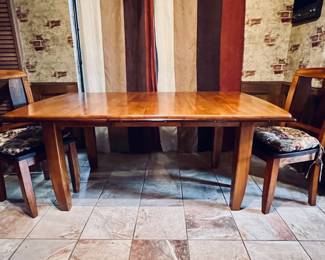 Beautiful Dining table with 2 chairs , made im Malasia 