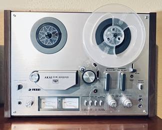 AKAI- GX-4000D- Reel To Reel tape deck. supports two-track stereo recording and playback.