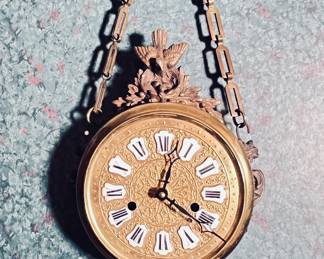 Vintage Hanging Clock 