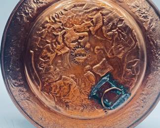 Small Brass Plate made in Iran 