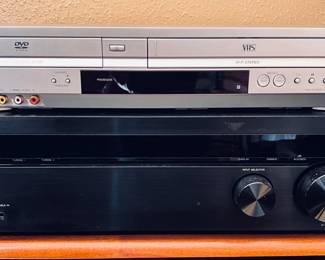 Sony DVD/VHS Player on Top 