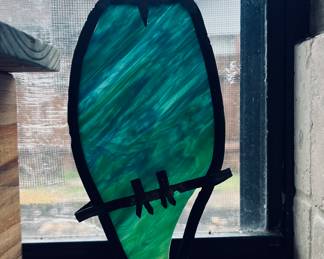 Stainglass Owl Suncatcher