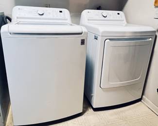 LG Top Load Washer / LG Front Load Dryer 