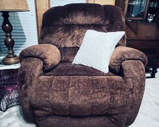 Very Comfortable Recliner,color brown