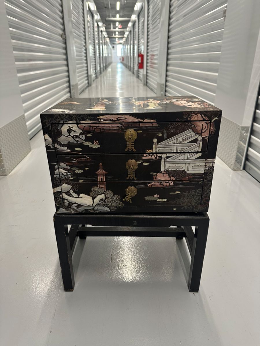 asian chest on stand