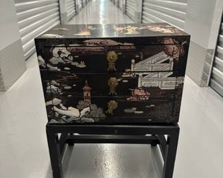 asian chest on stand
