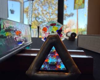 Handcrafted Kaleidoscope
Art glass & metal