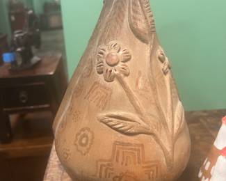 Mexican pottery vessel Mid 20th century  value $300 OBO