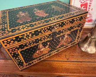 Antique Hand-Painted Asian Storage Box, $425/OBO