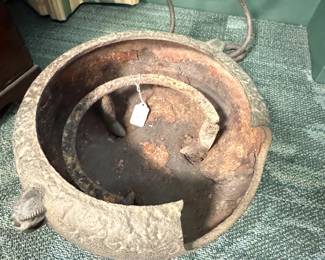Antique Cast Iron Cauldron with Bail Handle $850/OBO