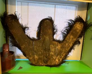 Antique West African ceremonial Mask (Gurunsi / Bwa / Mossi region Burkina Fasso / northern Ghana) late 19th- early 20th century,  not a turist art, it is used in community ceremonies, serious ethnographic object, value $5000 OBO