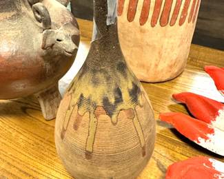 Japanese Studio Pottery Vase with Maker’s Mark, $295/OBO