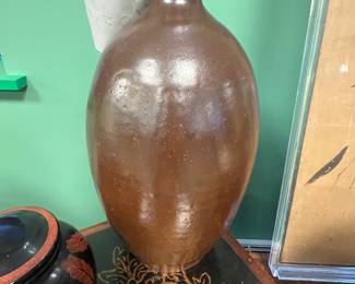 Japanese stoneware vase, mid-late 19th century, value $400 OBO