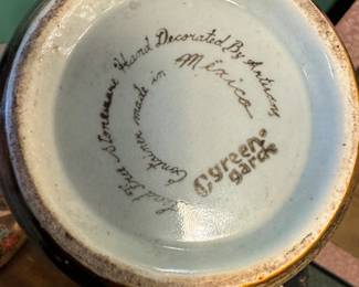 Hand-Decorated Mexican Pottery Planter, Signed Artisan, $275/OBO