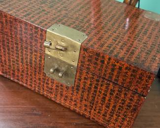Decorative Asian Script Storage Box, $275/OBO