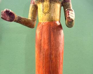 Antique Hand-Painted Wooden Figure, $1,200/OBO