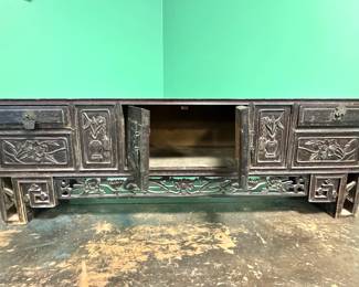 Antique Chinese Carved Cabinet, $900/OBO