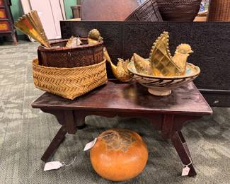 low wooden table, $195/OBO