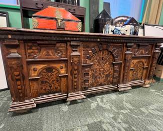 Italian Renaissance Revival credenza / buffet, late 19th century, value $2800 OBO