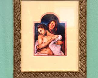 Framed Religious Art Print, $325/OBO