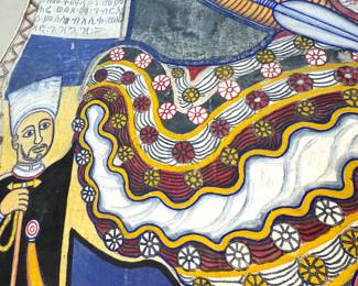 Ethiopian Saint George Icon Painting on Cloth $2500/OBO