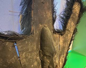 Antique West African ceremonial Mask (Gurunsi / Bwa / Mossi region Burkina Fasso / northern Ghana) late 19th- early 20th century,  not a turist art, it is used in community ceremonies, serious ethnographic object, value $5000 OBO