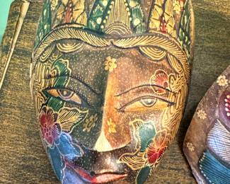 Vintage Hand-Painted Asian Decorative Mask, $350/OBO