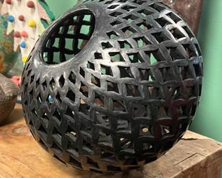 Barro negro carved vase bowl Value $800/OBO