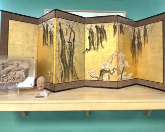 Japanese Tabletop Folding Screen, $1,250/OBO